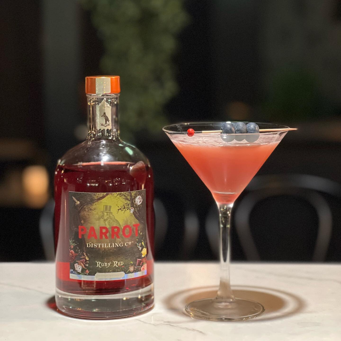 When true friends are the bartenders producing gems like this

Hayley has come up with this &ldquo;Mystic Potion&rdquo; using @parrotdistillingco Ruby Red Gin featuring notes of hibiscus, strawberry &amp; a hint of rose hoo blended with blueberry, le