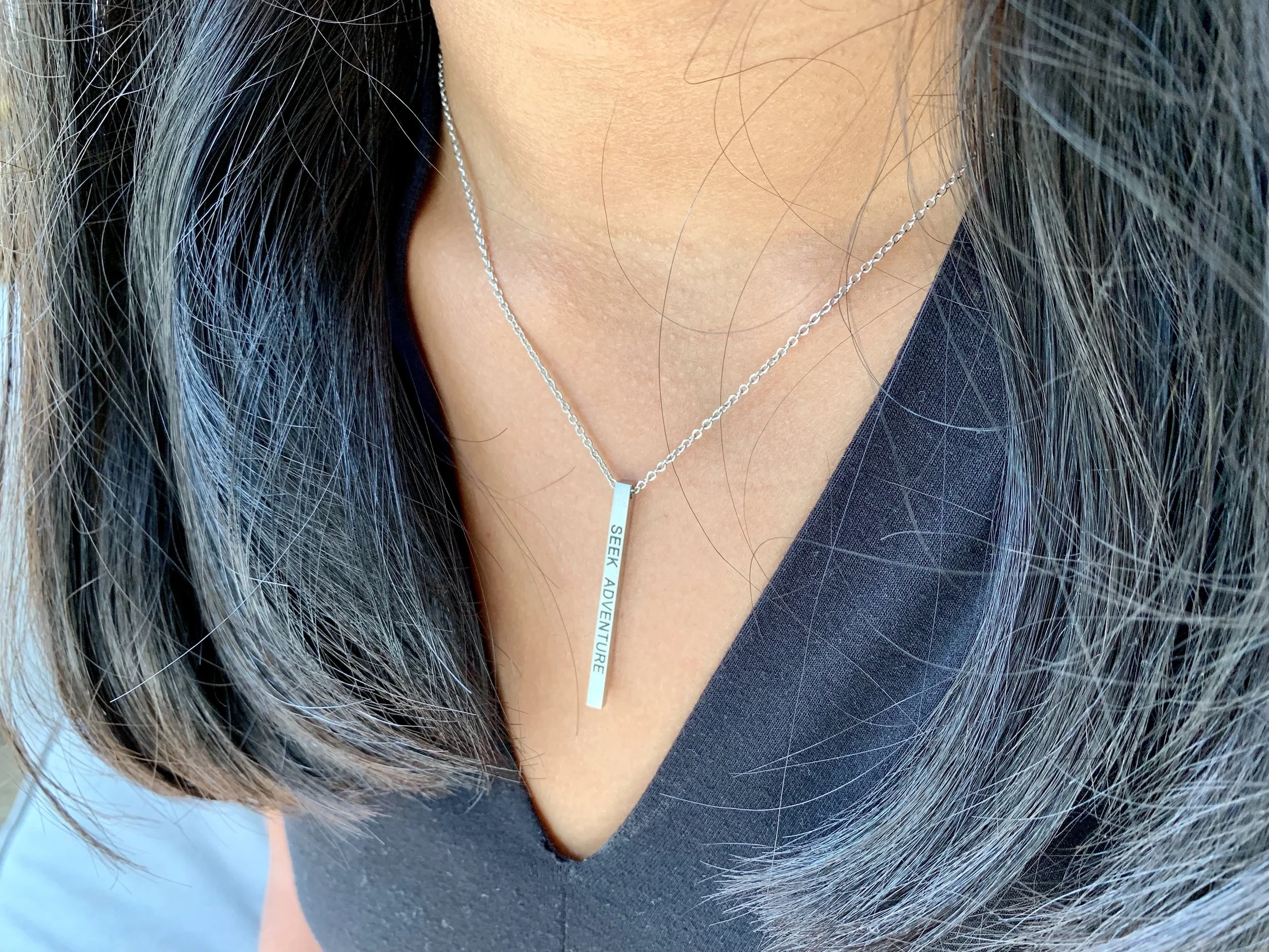 Walk 33 Miles this month, at your pace, to earn the September Necklace: “BE BOLD”