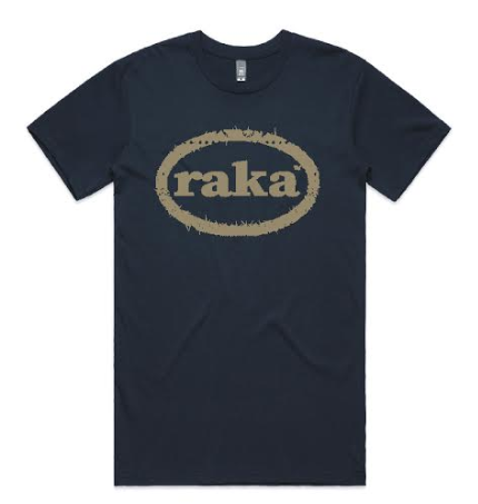 Navy with khaki logo