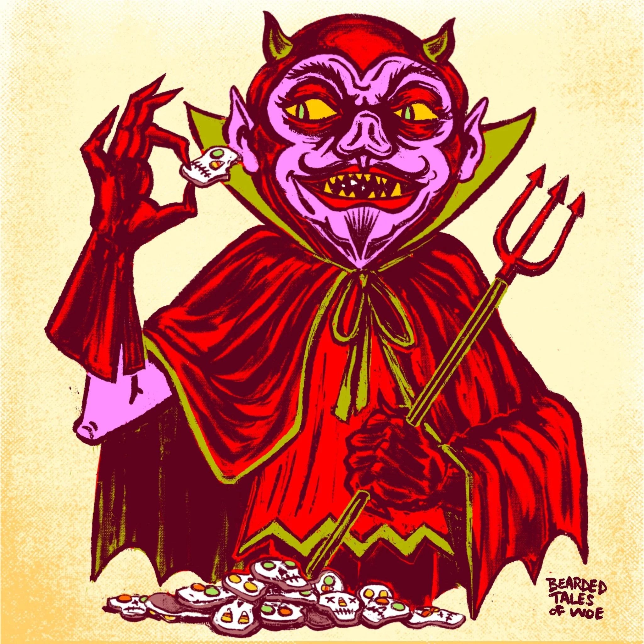 cookie, Old Scratch red