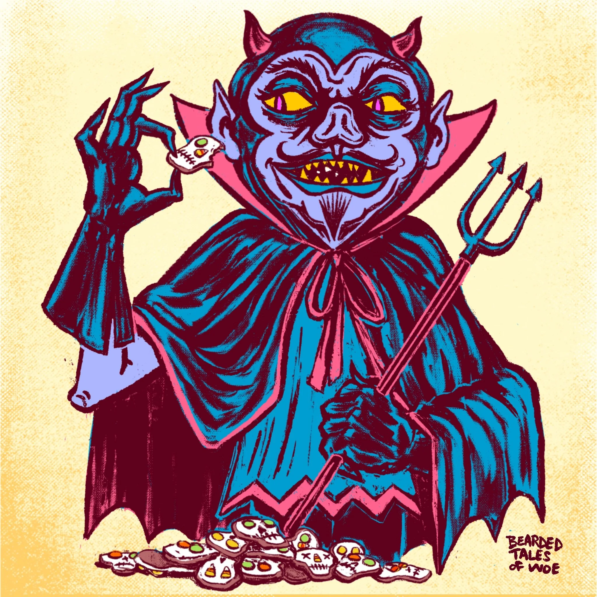 cookie, Old Scratch blue