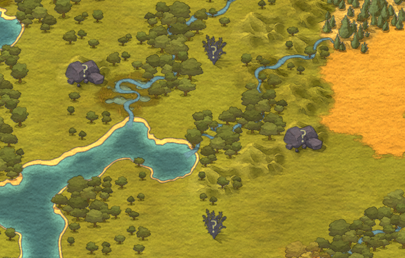 Most resource deposits must be identified before they can be used.