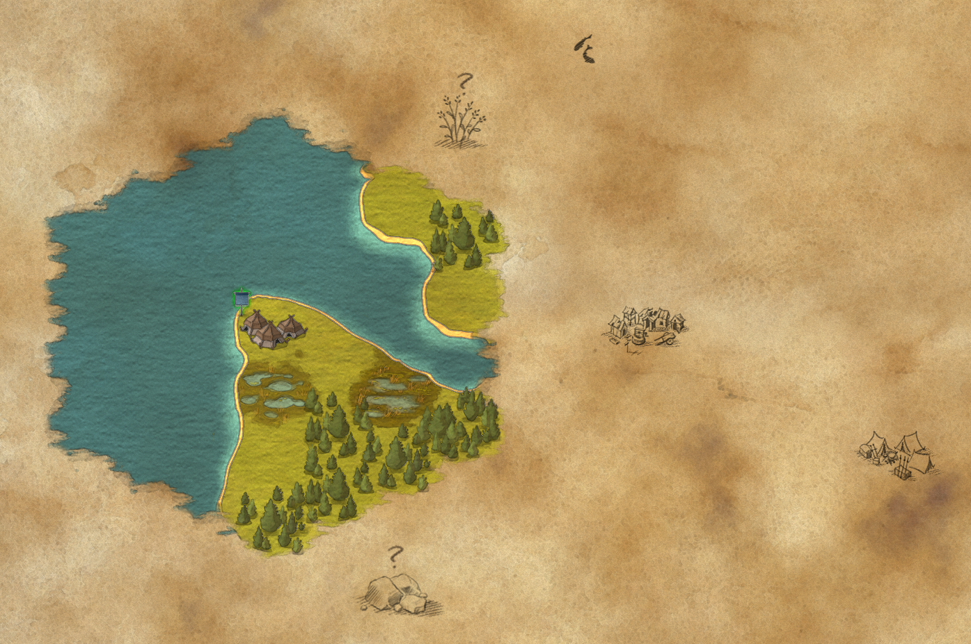 Starting location "hints" can help inform your strategies in the first few turns.