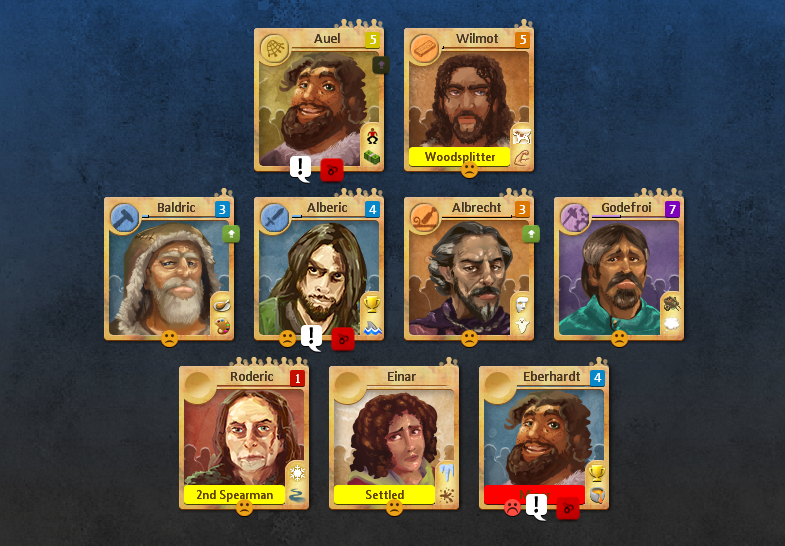 You'll spend a lot of time in AtG managing your clans.
