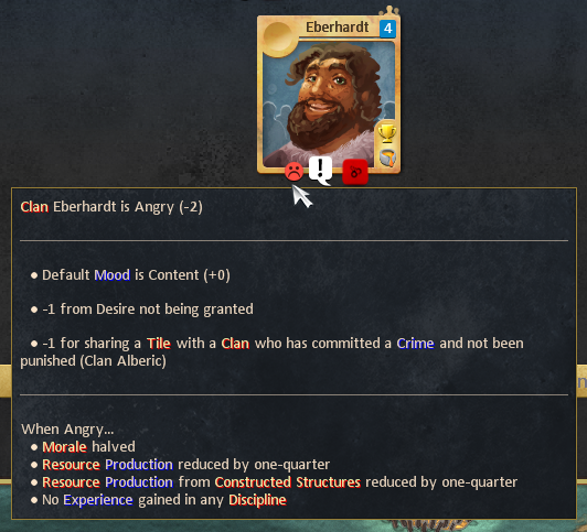 Keeping your clans happy is a balancing act.