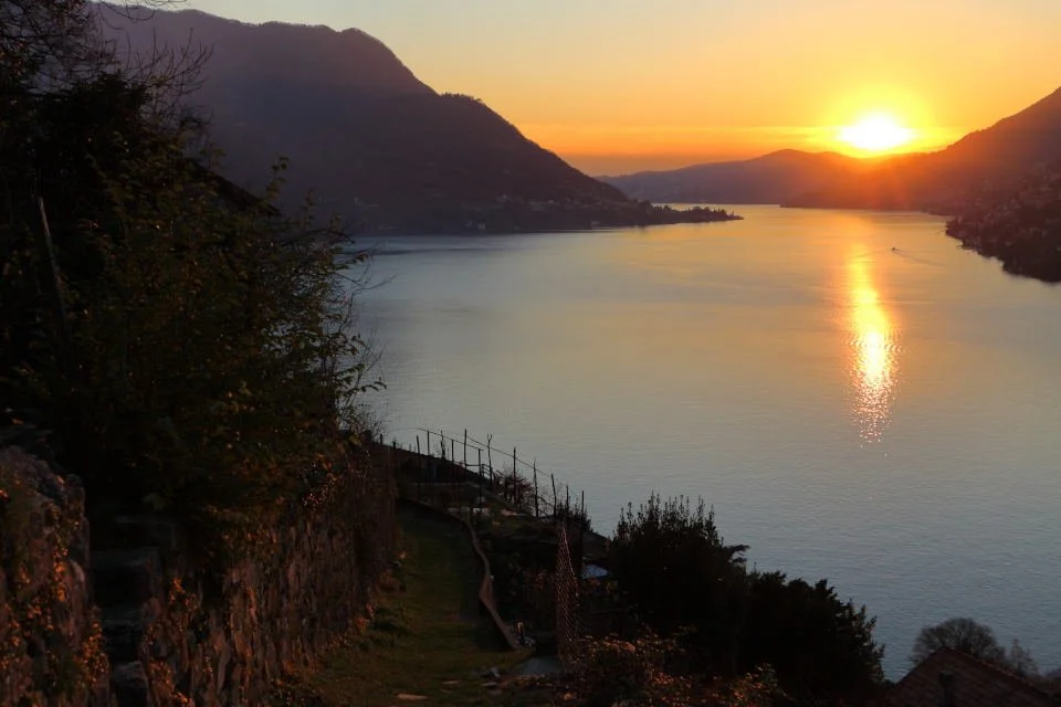 Sunset lights, Monte Boletto.