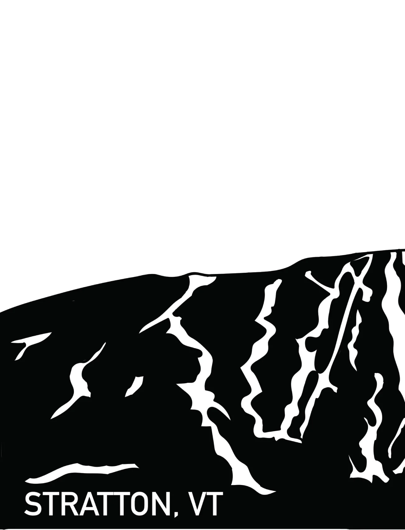 Mountain outline: Stratton, VT