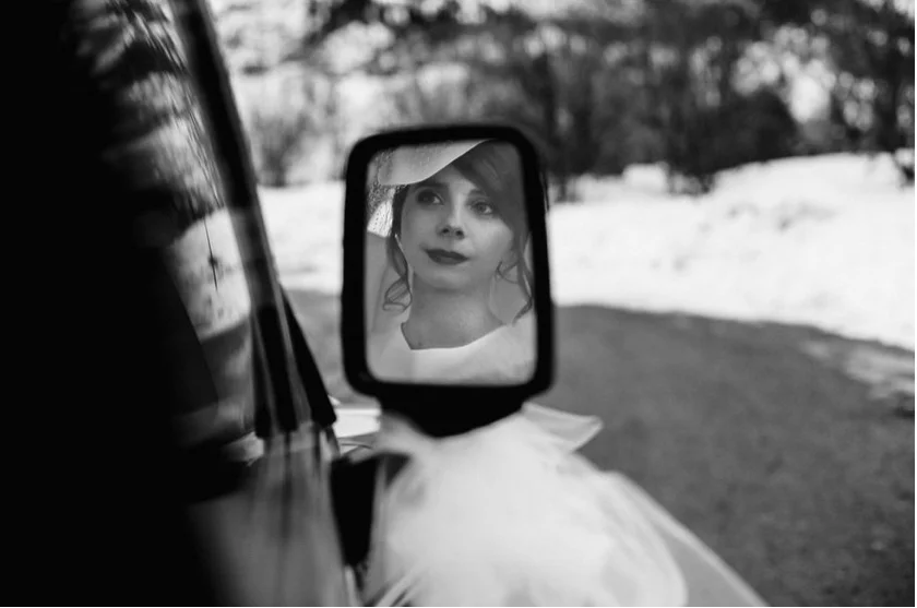 On her way