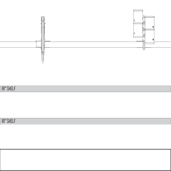 Gun Warden Horizontal Locking Arms with Storage/Ammo Shelves