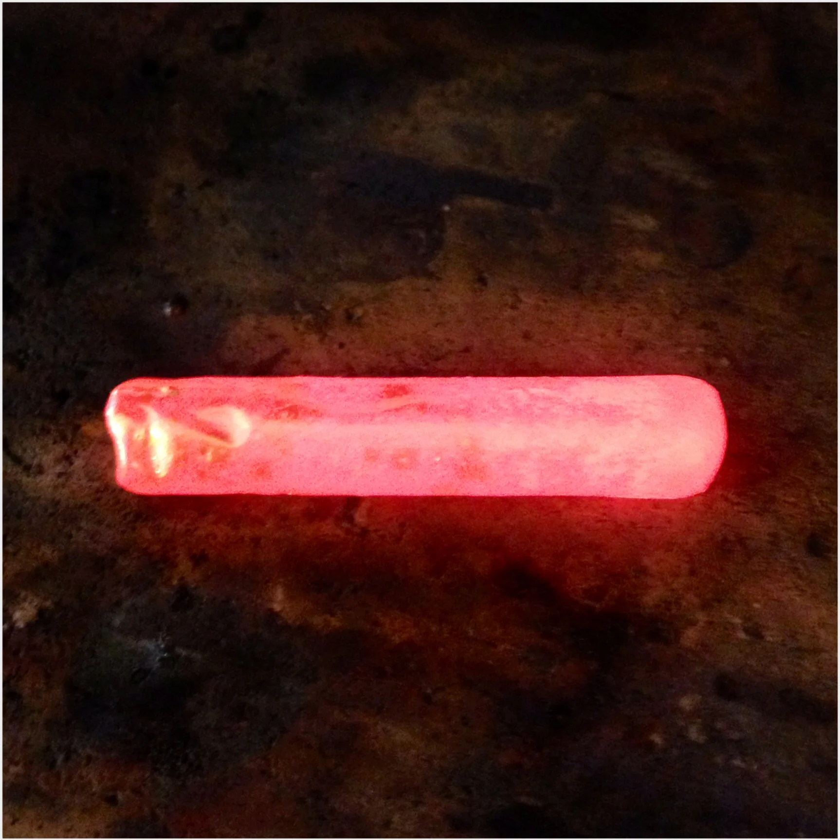 red hot ingot