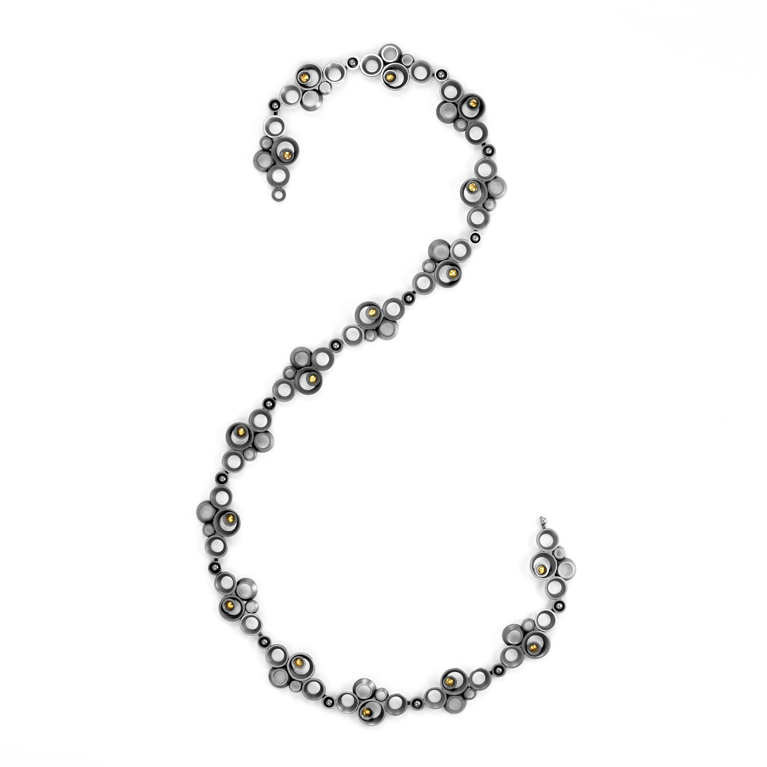concave~convex FAIRMINED “infinity” necklace