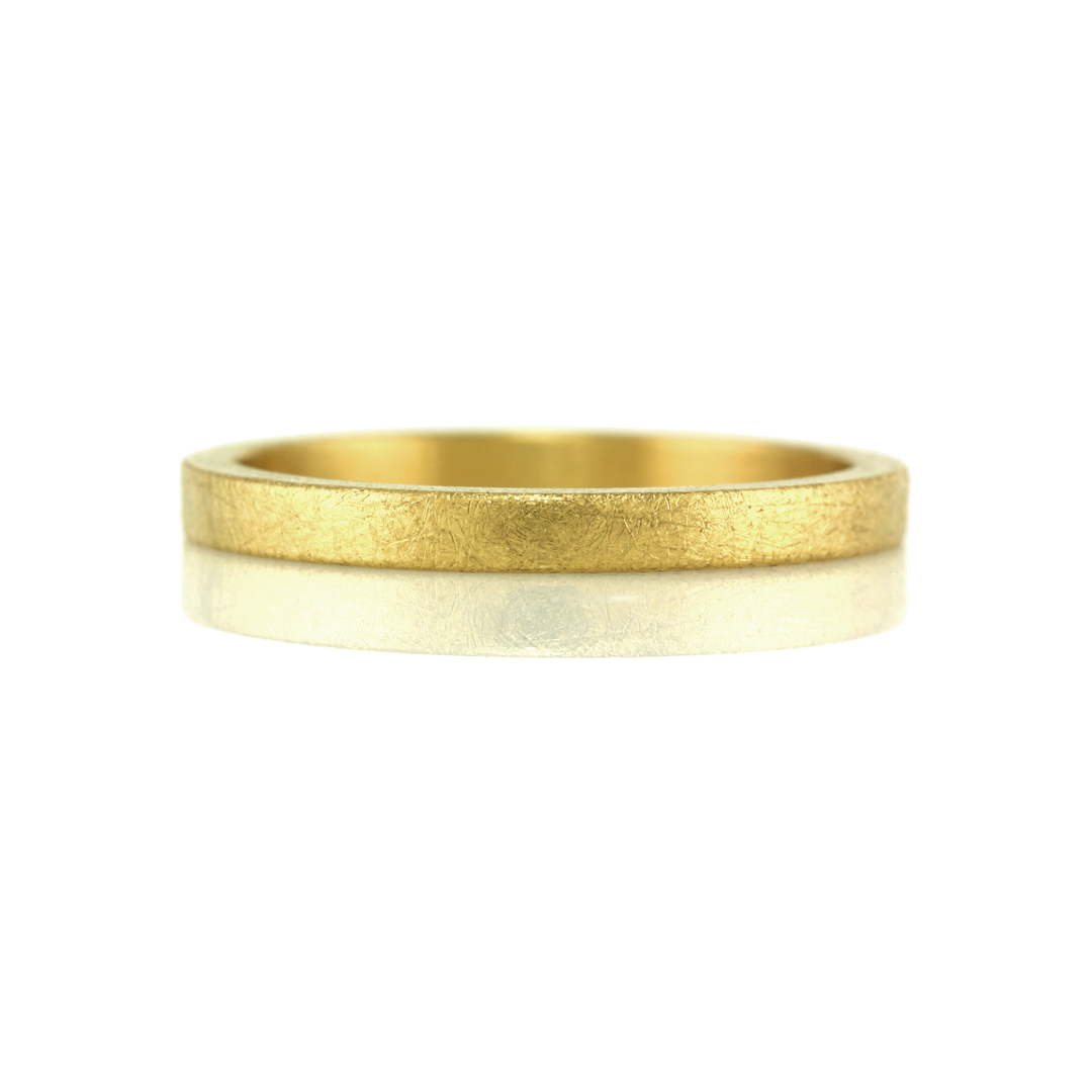 22kt gold stack ring