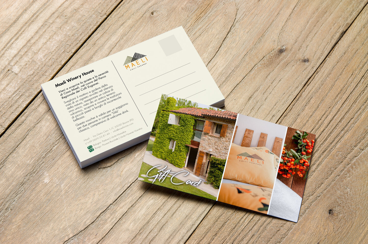 Scegli un pensiero unico e originale con le gift card Maeli!