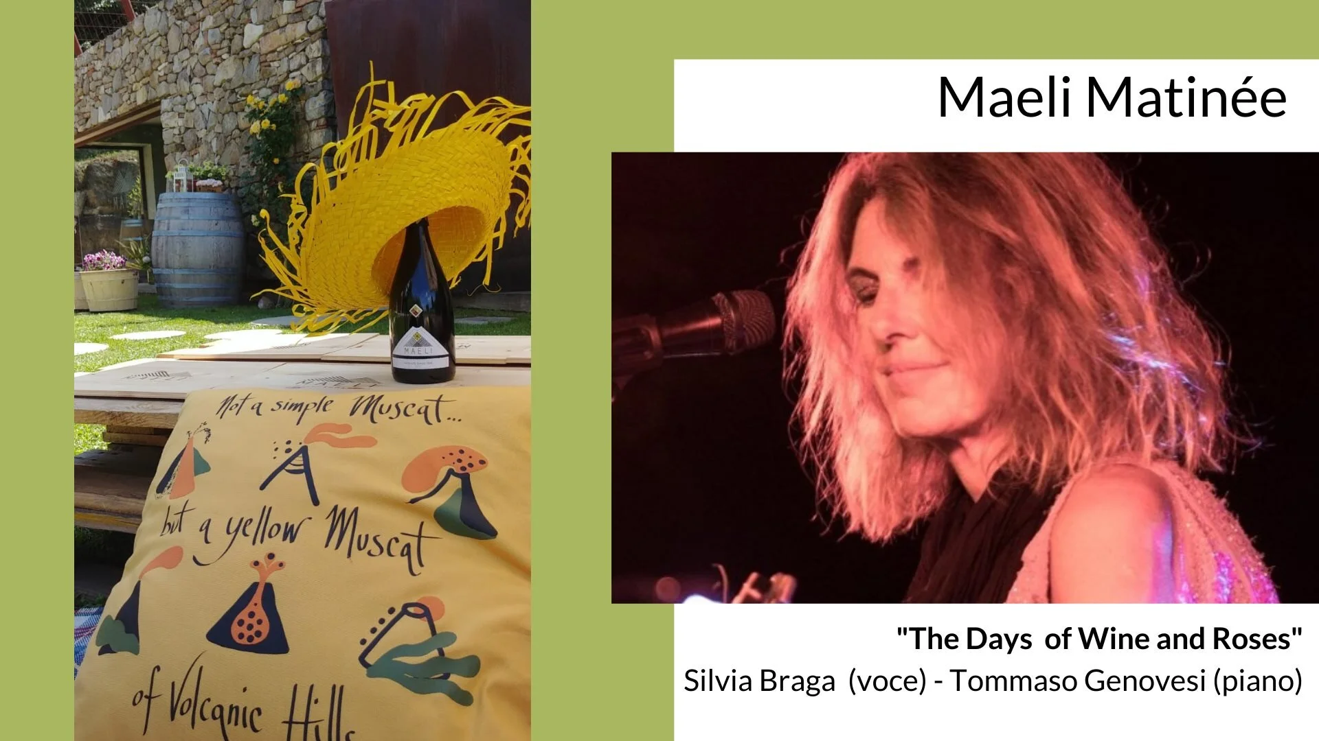 Maeli Matinée - Silvia Braga &amp; Tommaso Genovesi "The Days of Wine And Roses"