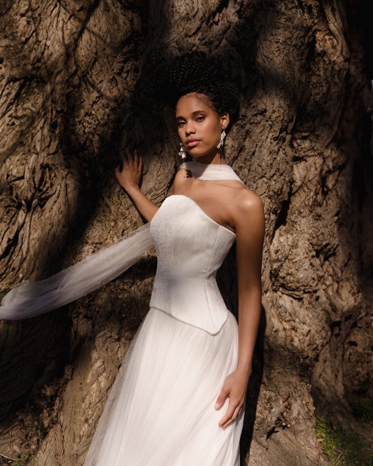 Textured corset top with delicate, soft tulle skirt with silk lining. 

&lsquo;Winona&rsquo; Bridal separates combined to make magic. 

📷 Renske Meinema
👰&zwj;♀️ Noa via Malou Model Management
💄 Chantelle Alyssa