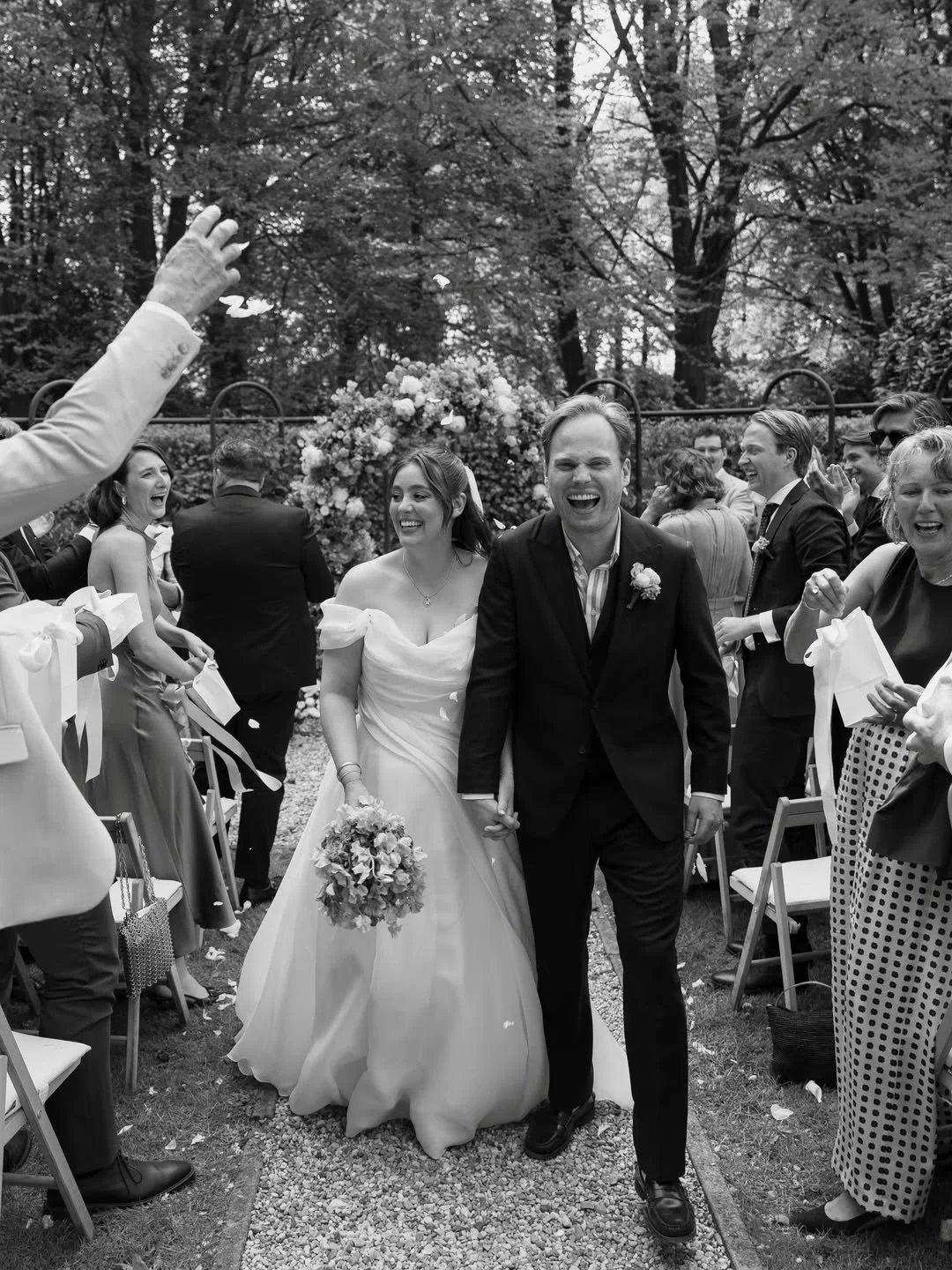 When the smiles tell you everything you need to know.......

C+J got married and there was so much joy!

Congrats to both of you!!!!

A custom version of our 'Flora' gown in a plain Ivory Silk Satin Organza.

Photos by @captured.bylot