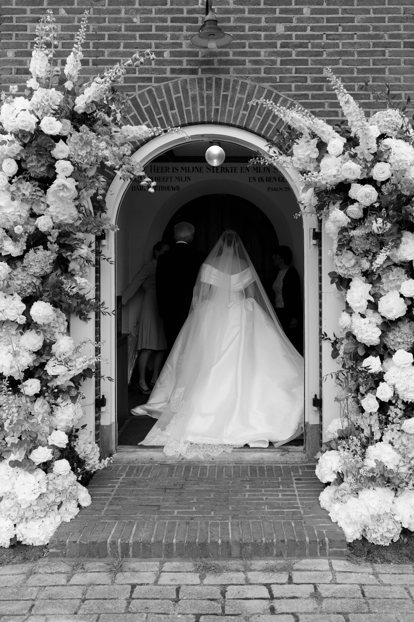 A bespoke gown for Isabelles wedding day. 

She wanted big gown energy, but keeping the silhouette refined and graceful.

We crafted this Silk mikado gown with a gentle dropped waist and removable bateau neckline and dramatic ballgown skirt.

The con