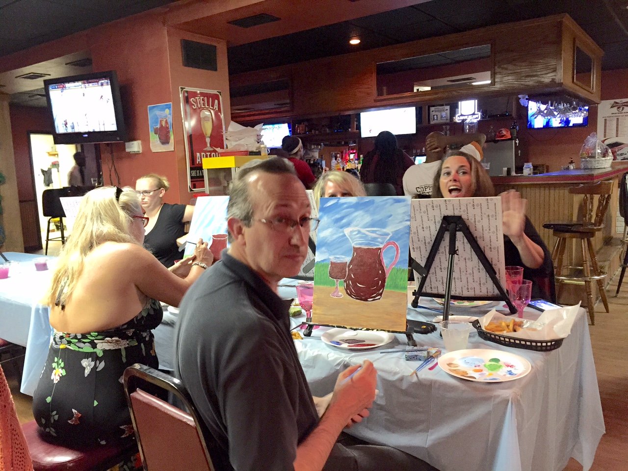 Paint n' Sip at The Copper Still Pub and Grill