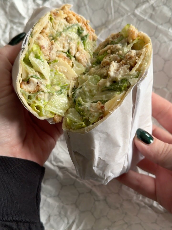 If you need me, I&rsquo;ll be halfway between the beginning and the end of this Chicken Caesar Wrap.
📍: @sevenbrothersoceanside 
.
.
.
.
.
.
#chickencaesarwrap #chickencaesarsalad #sevenbrothersoceanside #longislandrestaurants #italiandeli