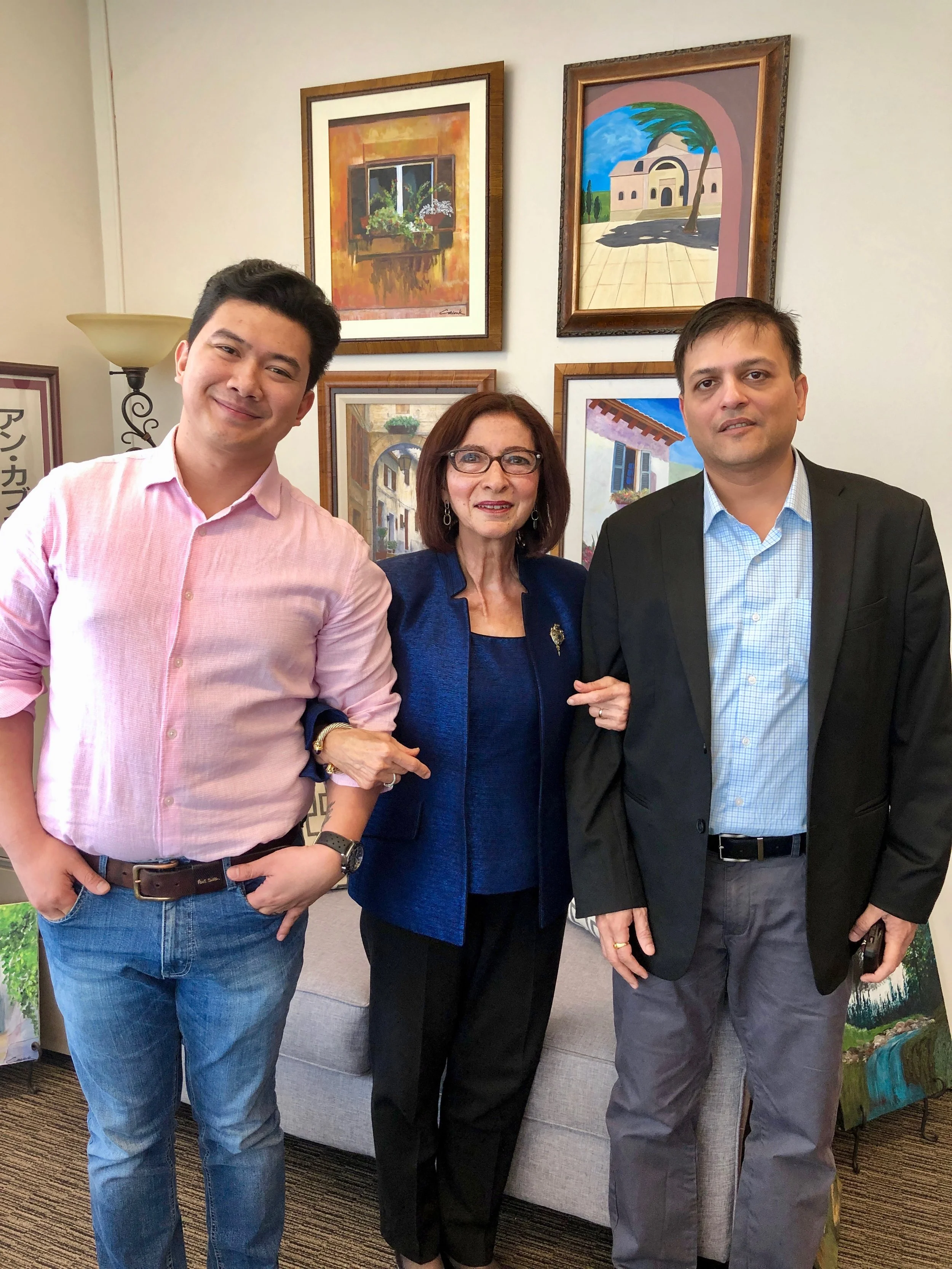 Emil Sylvester Ramos, CEO & Saurabh Mahajan COO with Three Term Information and Privacy Commissioner Ann Cavoukian