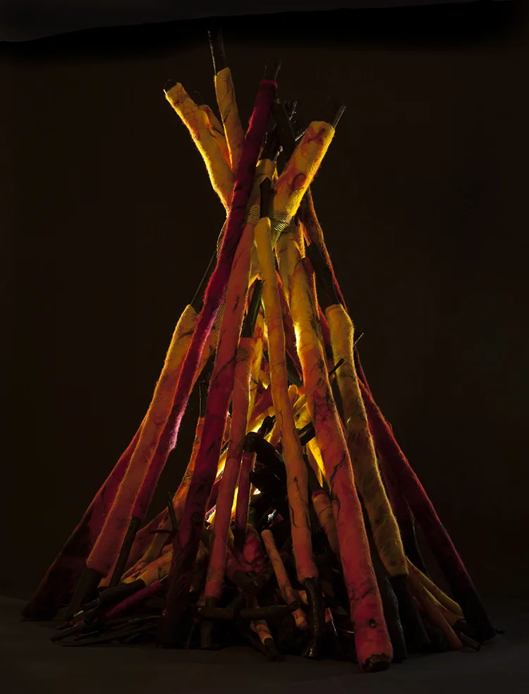 “Bonfire” by Barbara Cade©