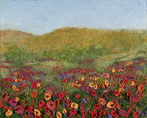 “Flower Field” by Barbara Cade ©