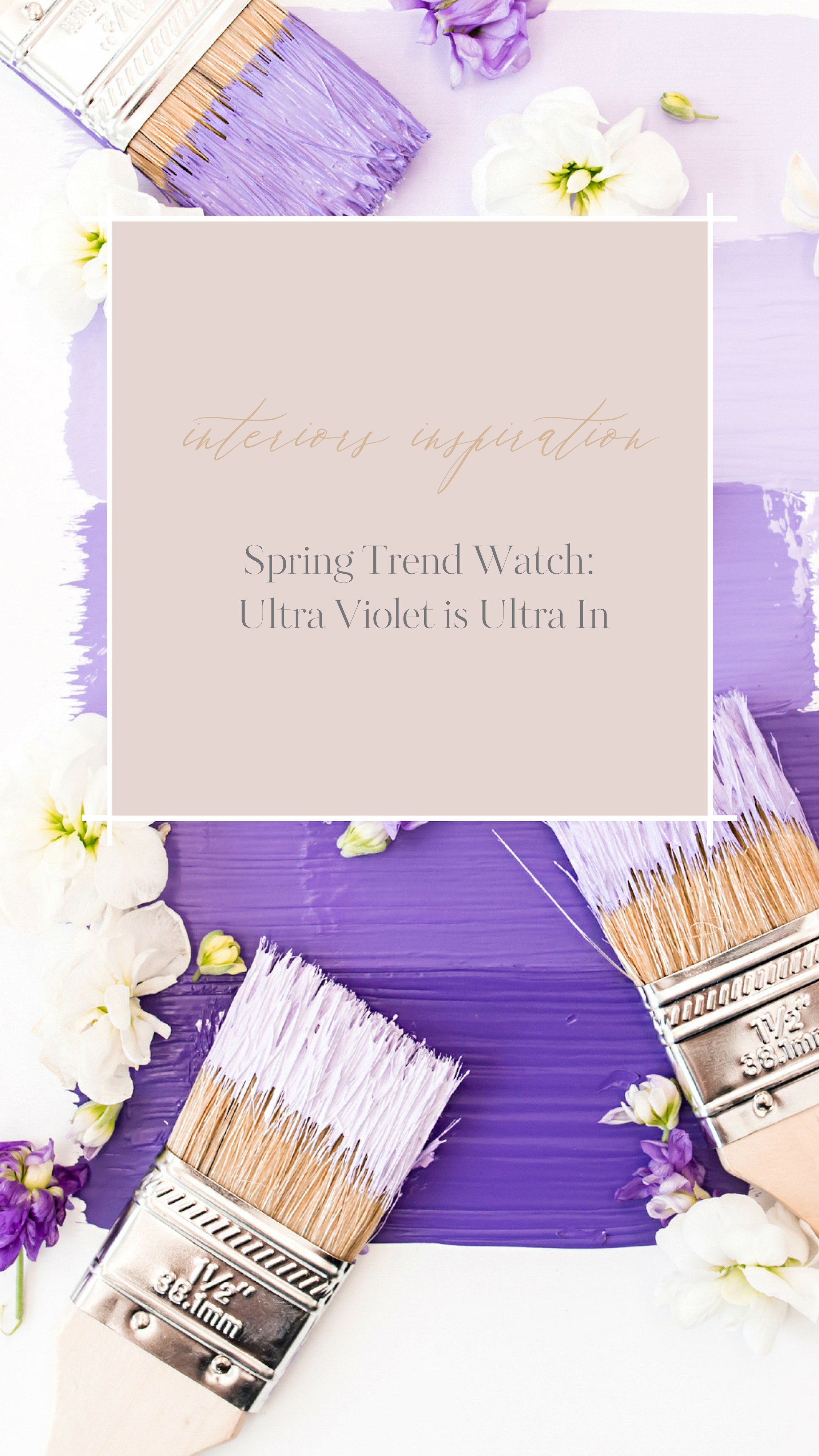 Spring Trend Watch: Ultra Violet is Ultra In