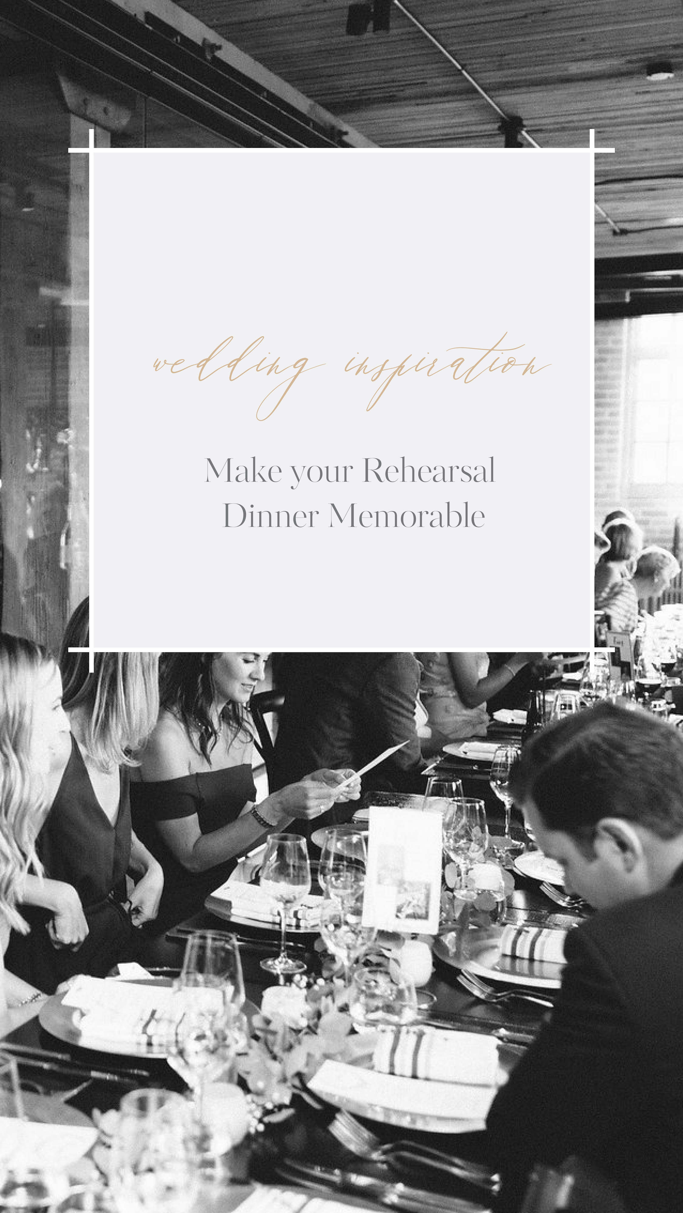 5 Ways to Make your Rehearsal Dinner Memorable