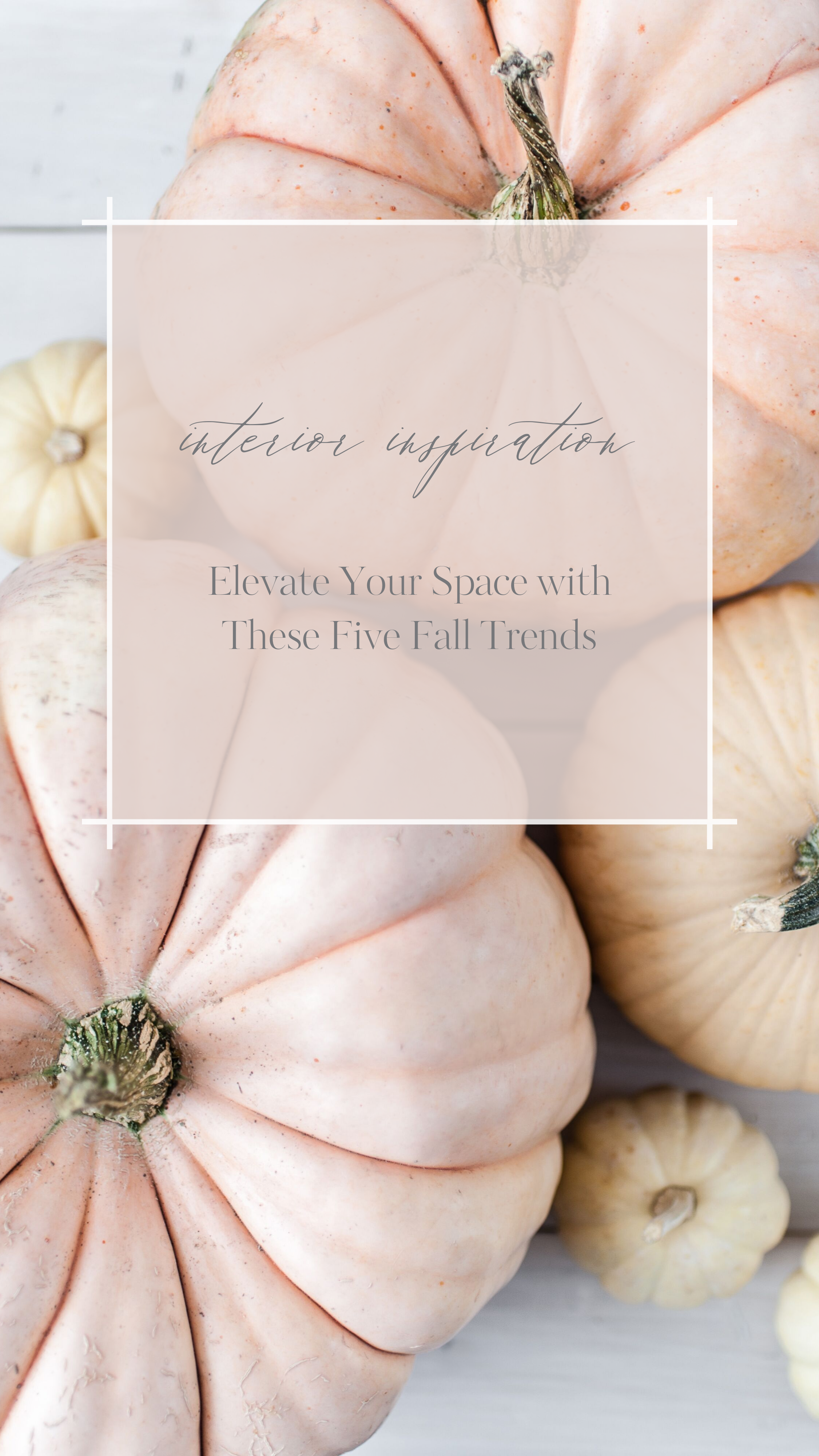 Elevate Your Space with These Five Fall Trends