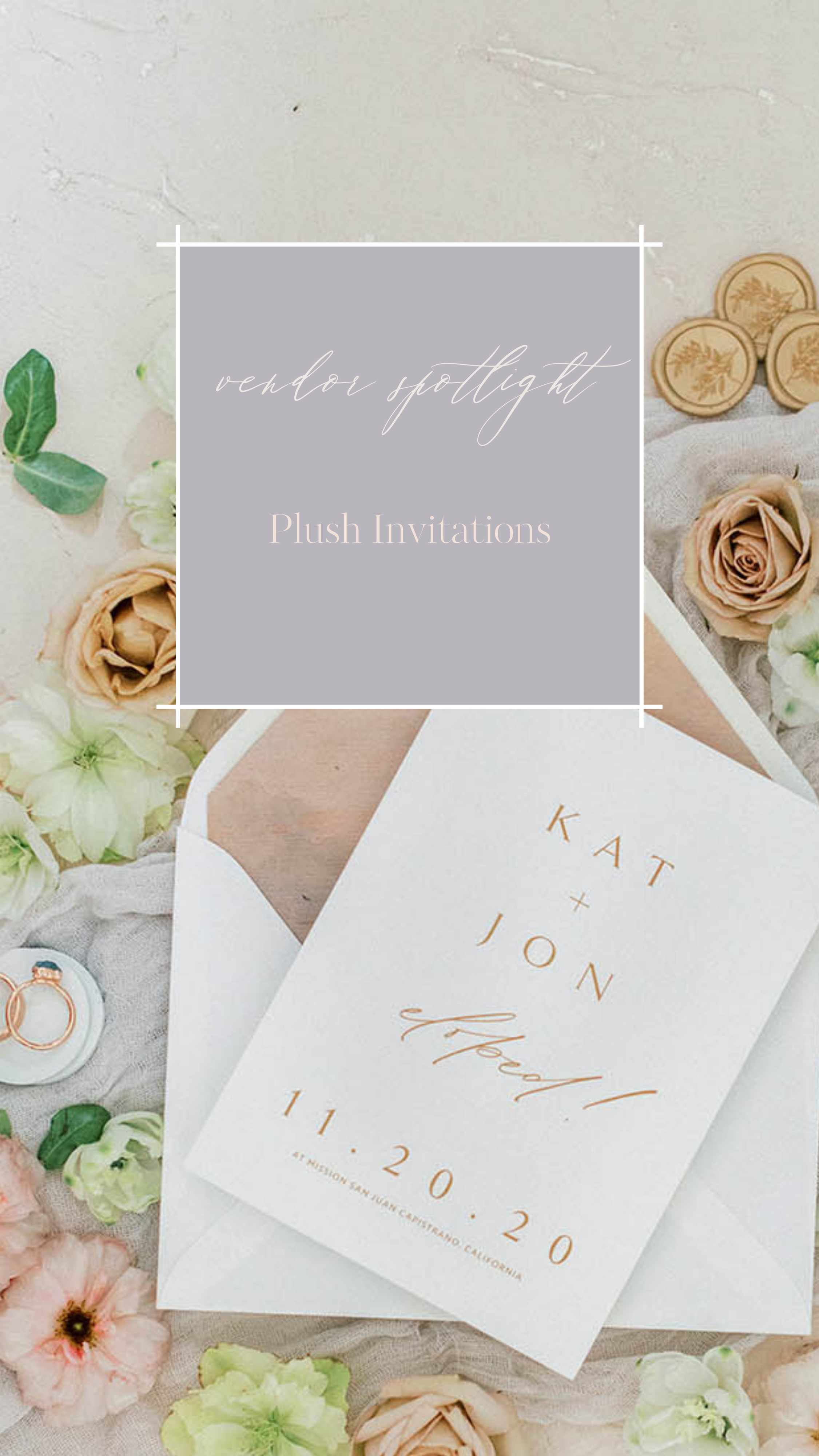 Vendor Spotlight: Plush Invitations