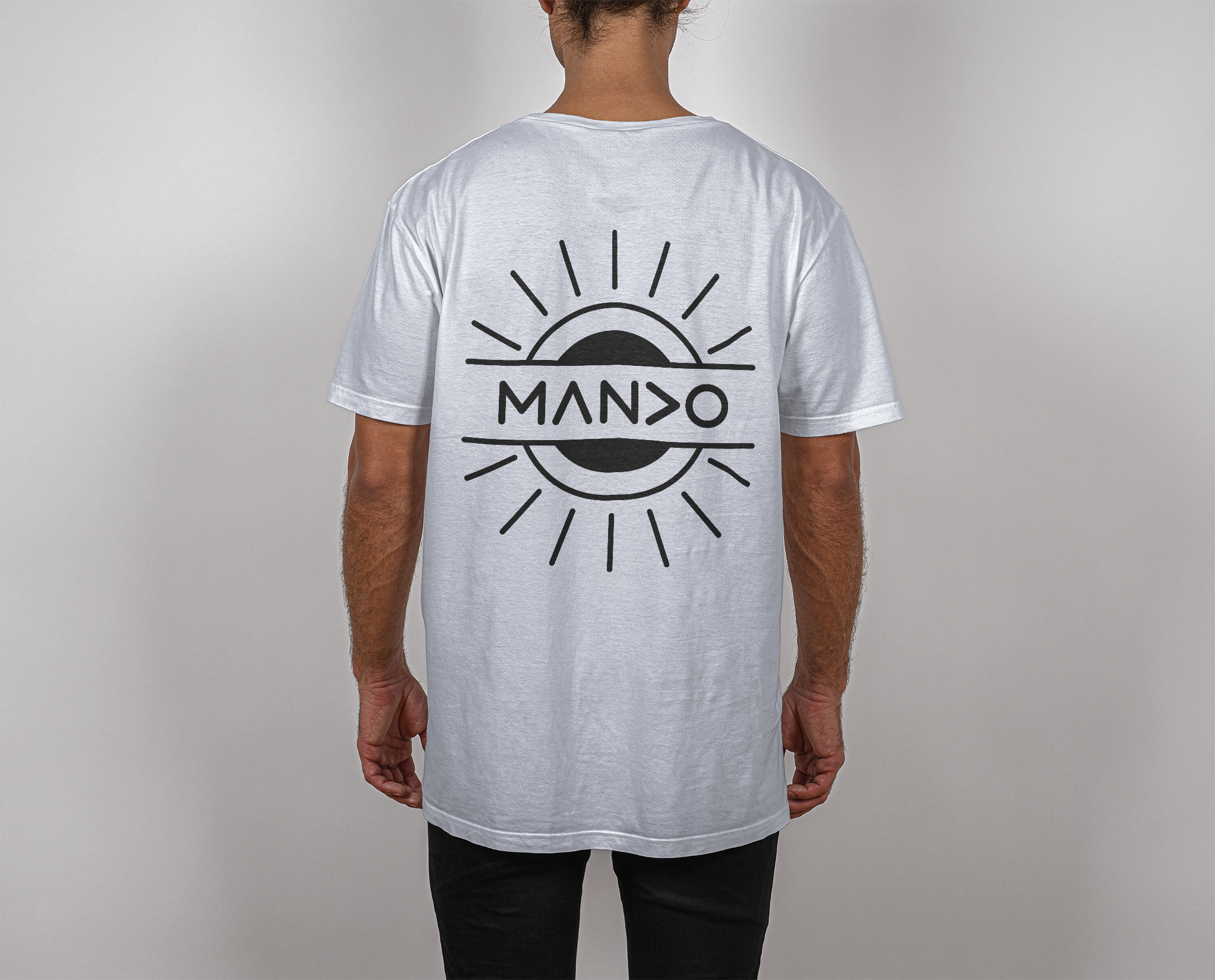 Mando Sun - Black T-Shirt V3.png