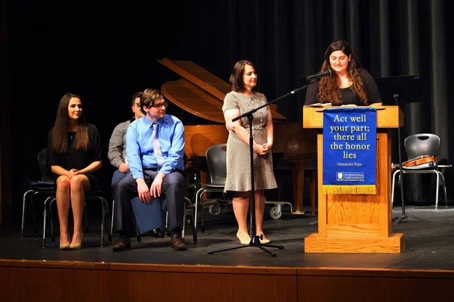 Thespian Ceremony. Credit: Michael Feldser.