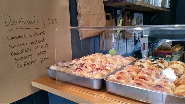 Incredible doughnuts from Twelve Triangles.