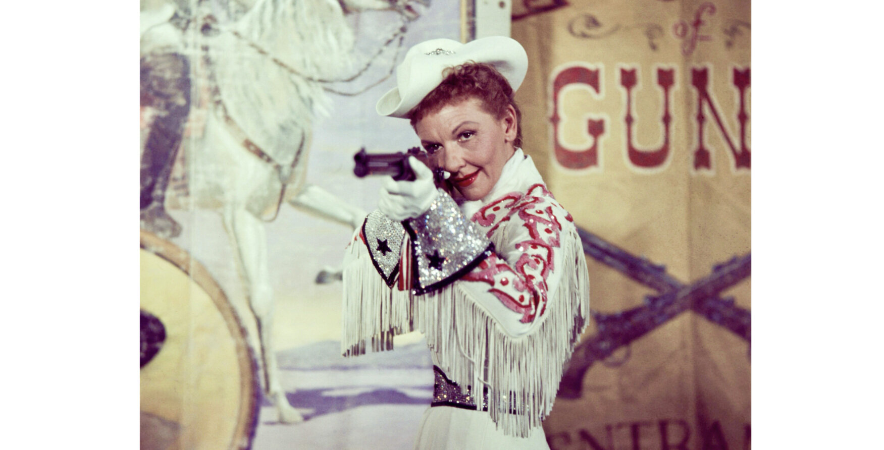 Mary Martin in the 1947 US National Tour of Annie Get Your Gun (R&amp;H Archive)