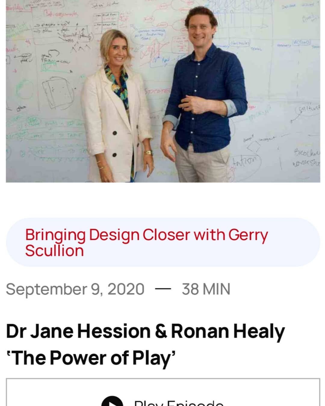 We're delighted to chat with Gerry Scullion about the Lego Serious Play method and the power of Play 

https://www.thisishcd.com/episode/dr-jane-hession-ronan-healy-the-power-of-play