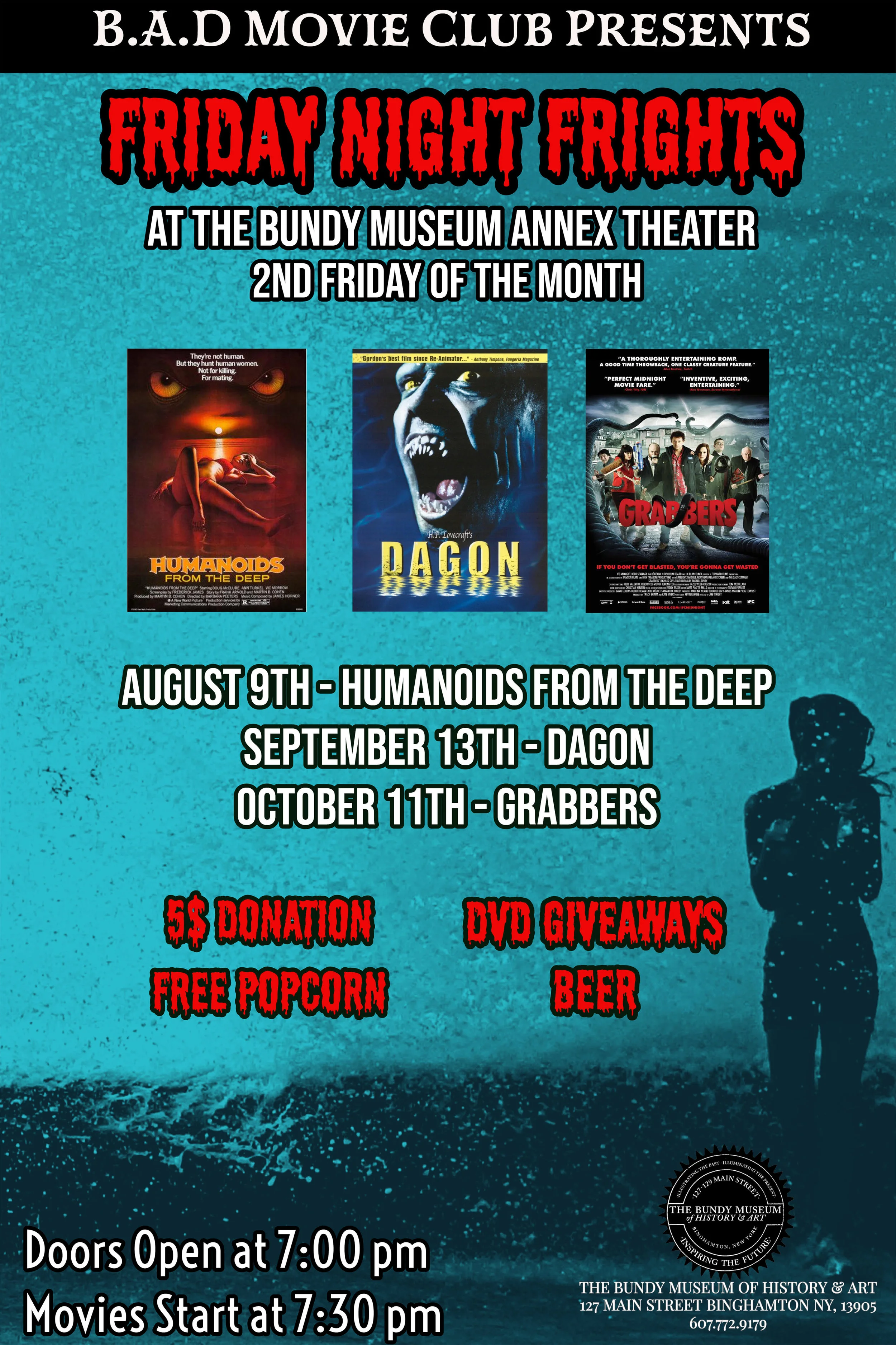 Friday Night Frights Film Series: Grabbers