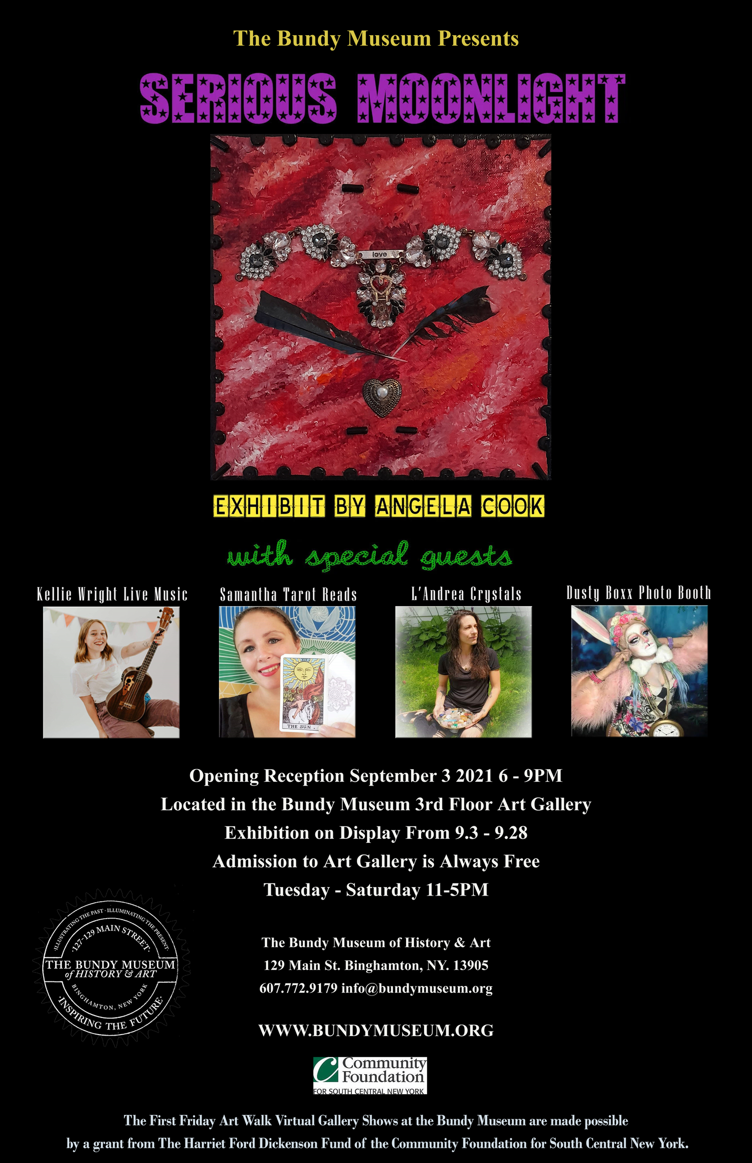 Serious Moonlight - Artwork by Angela Cook — The Bundy Museum of ...
