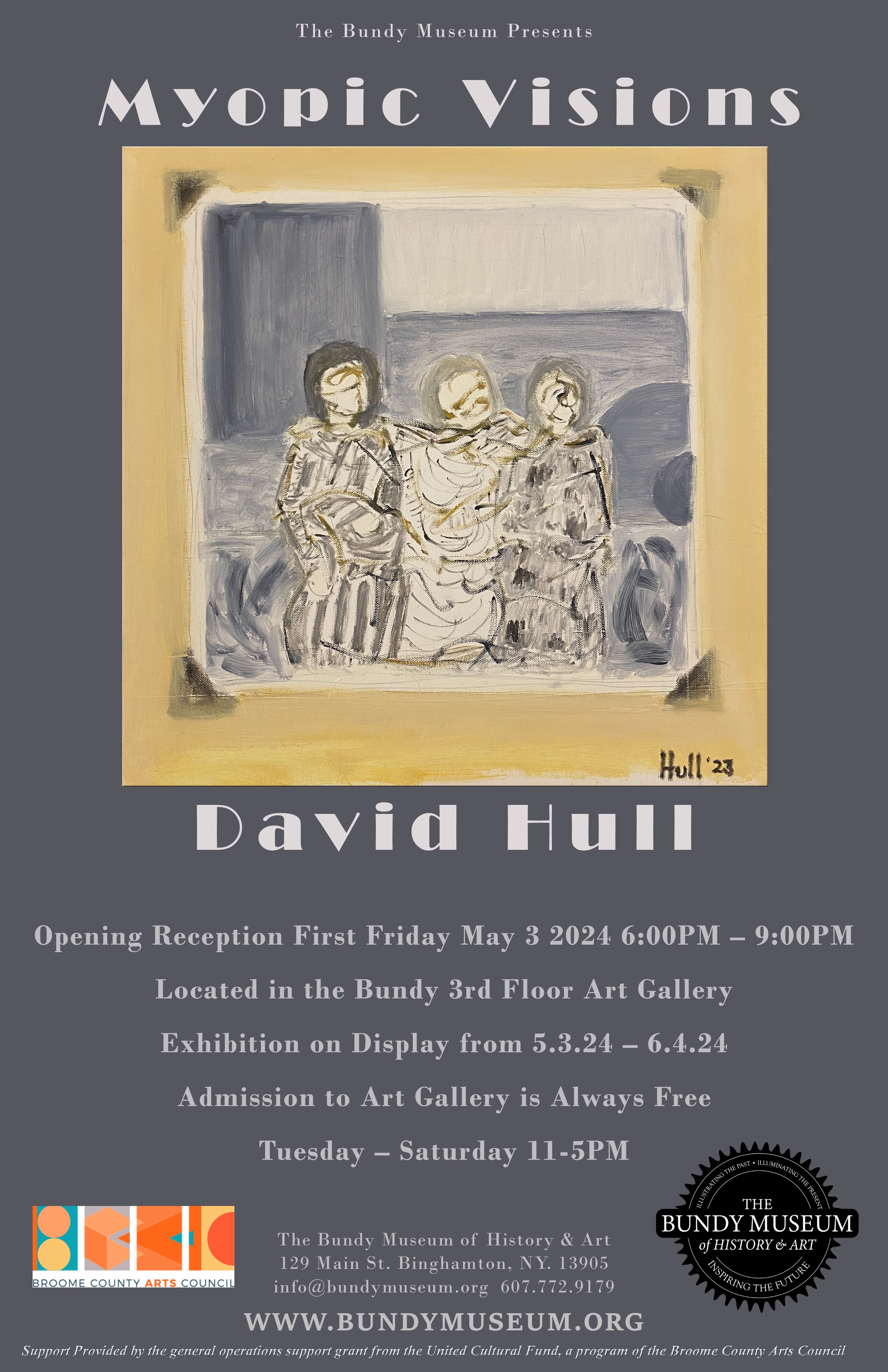 First Friday Opening Reception, May 3rd, 2024 - from 6 - 9 pm
