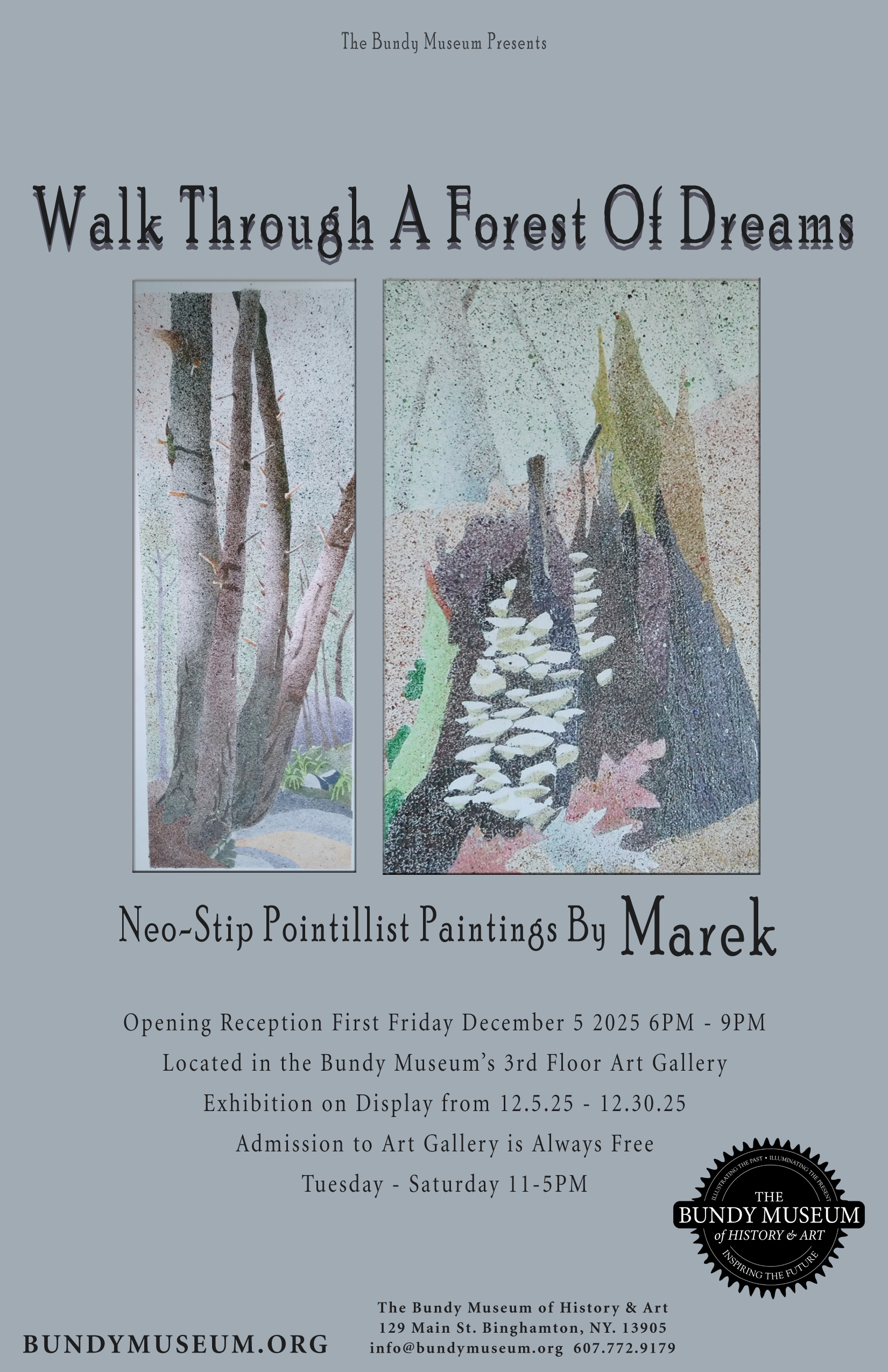 First Friday Opening Reception December 5th - from 6pm - 9pm