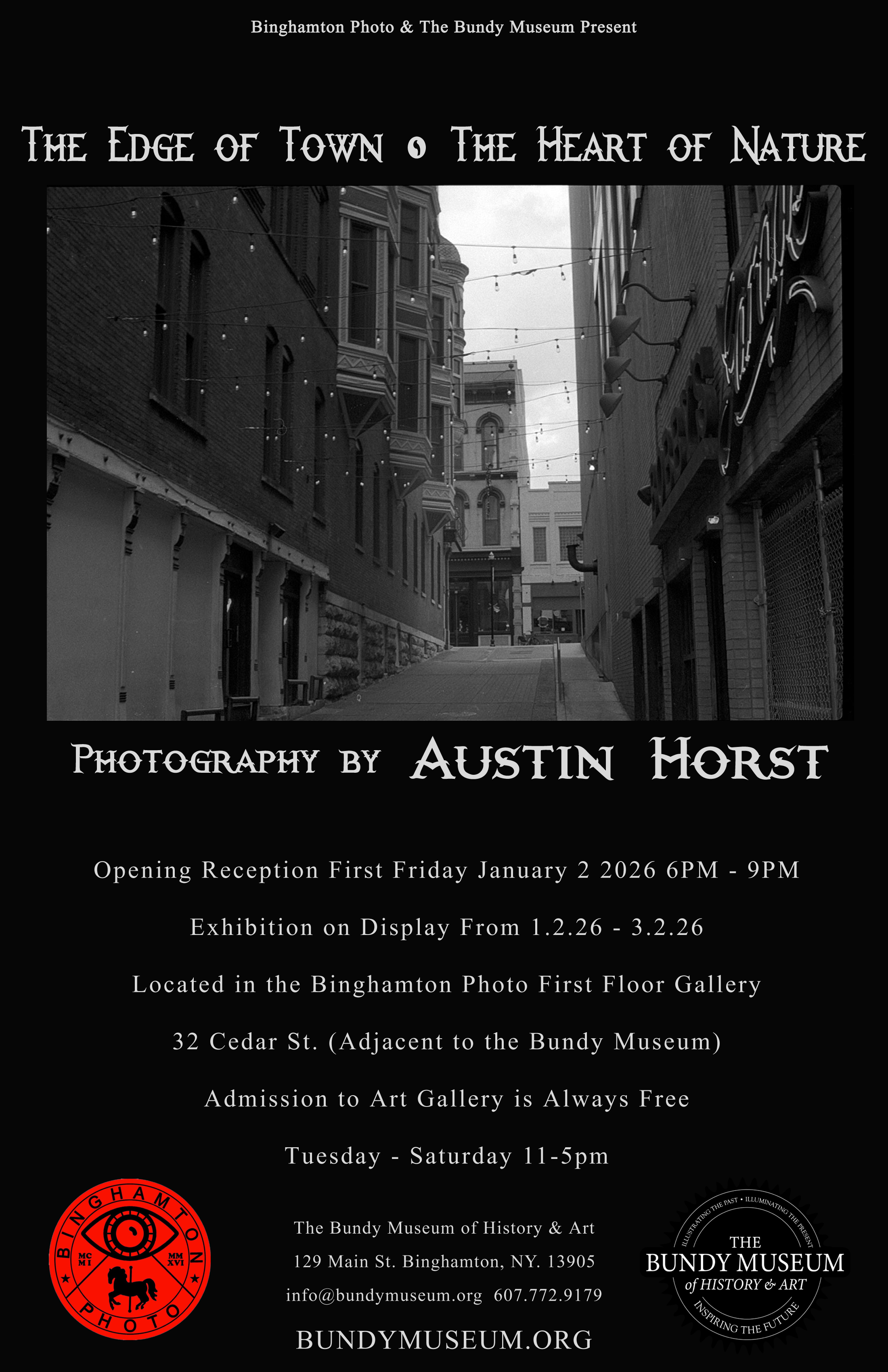 First Friday Opening Reception Jan. 2nd, 2026 - from 6-9pm