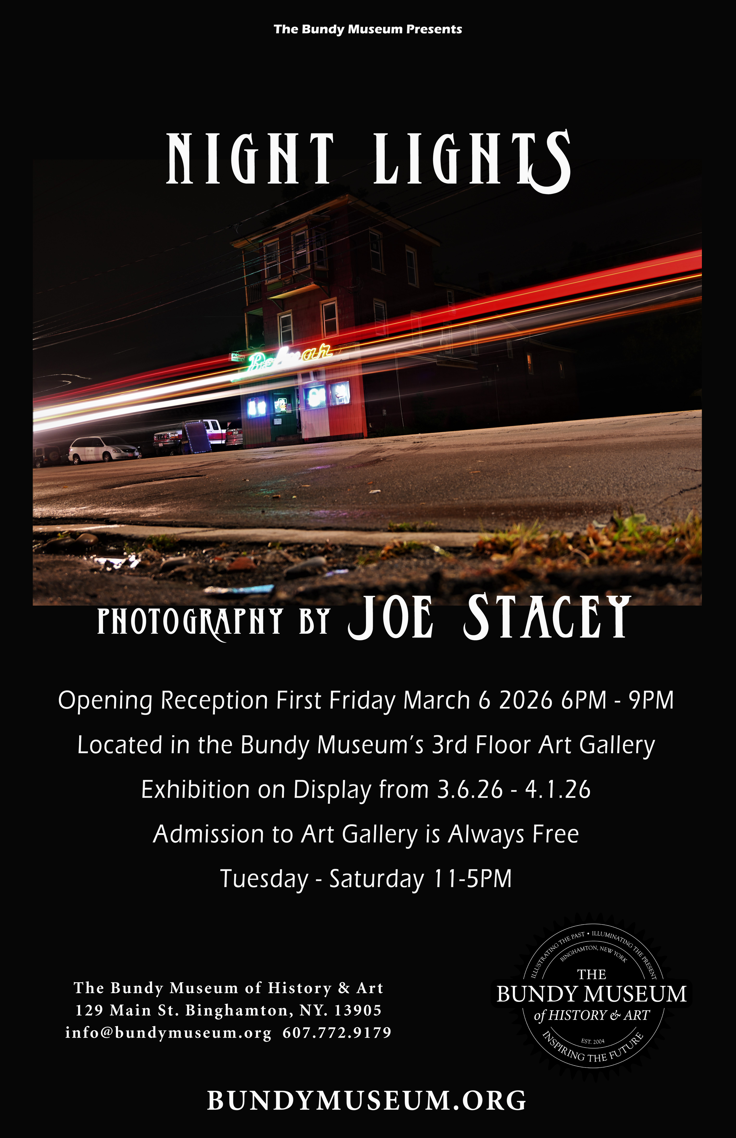 First Friday Opening Reception March 6th, 2026 - from 6-9pm