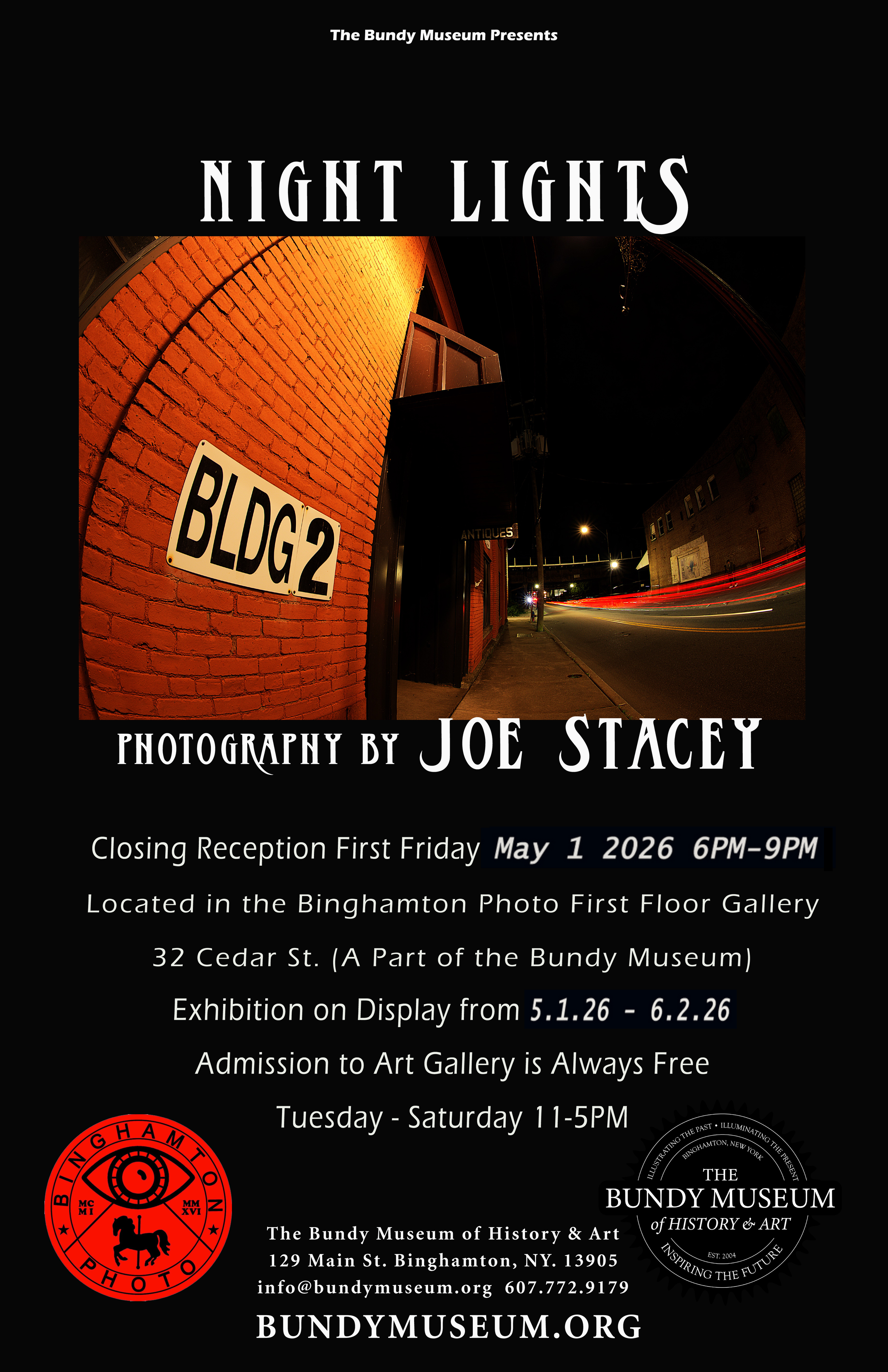 First Friday Closing Reception May 1st, 2026 - from 6:00 pm – 9:00 pm