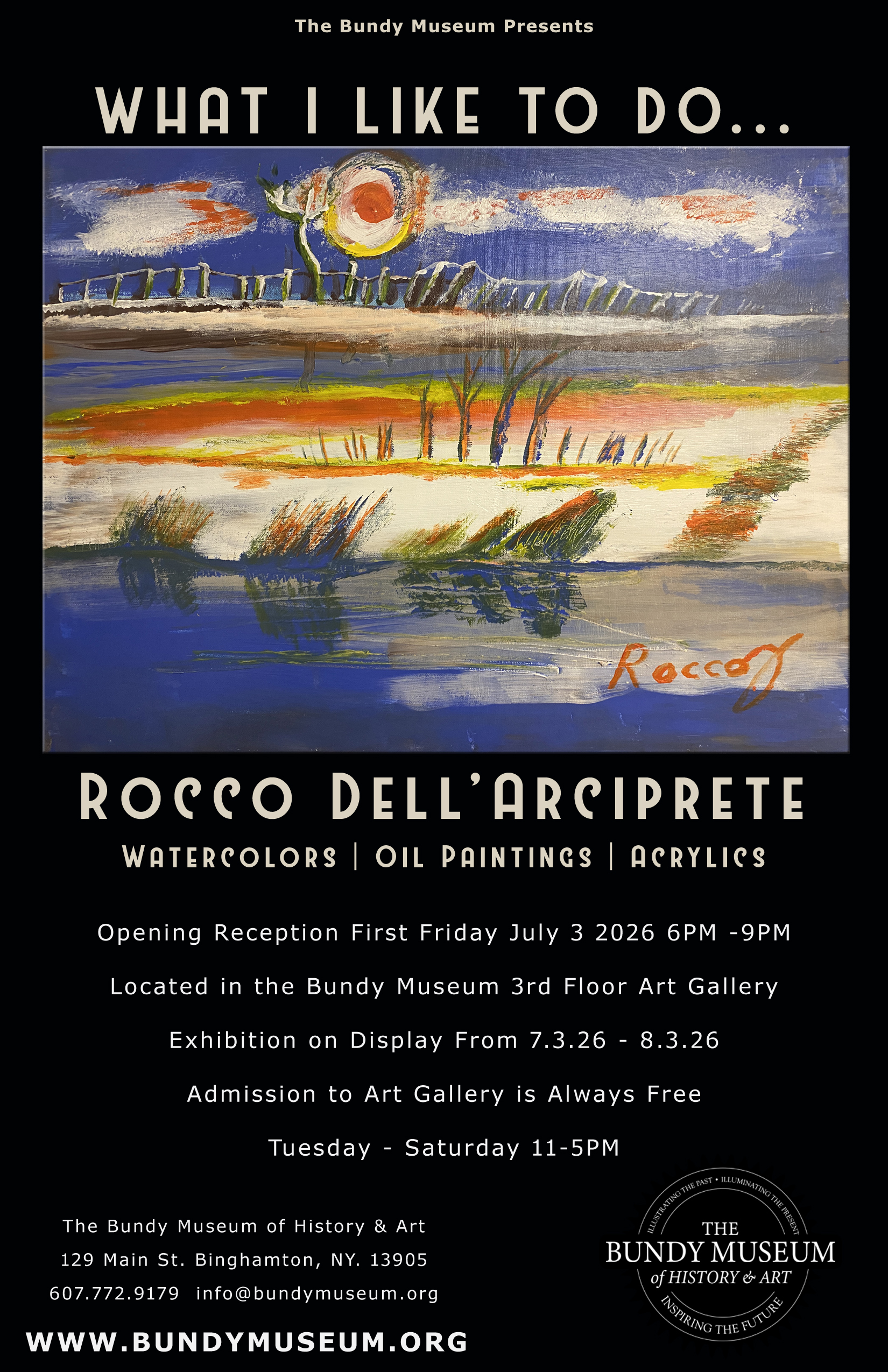 First Friday Opening Reception - July 3rd, 2026 - from 6-9 pm