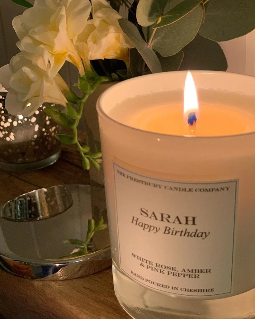 Personalised Candle 30CL — The Prestbury Candle Company luxury