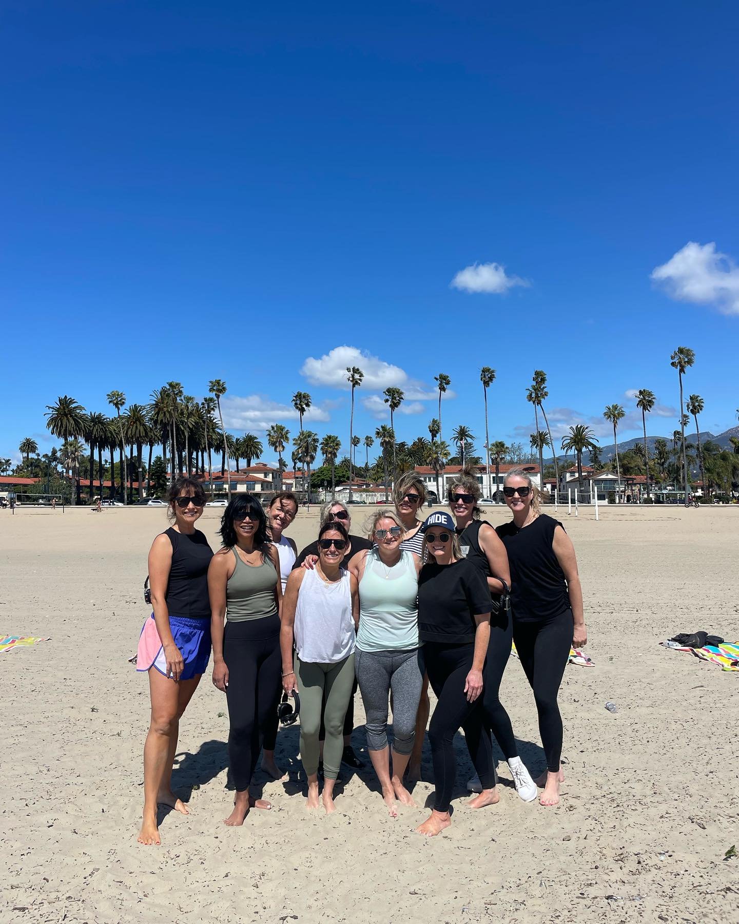 Lately at the Beach🏝️🌞&hellip;We led a personalized birthday Beach Yoga session for a lovely woman &amp; her best gals during their weekend getaway, honoring her 50th trip around the sun.💫

We&rsquo;re thrilled to be a part of the vibrant Wellness