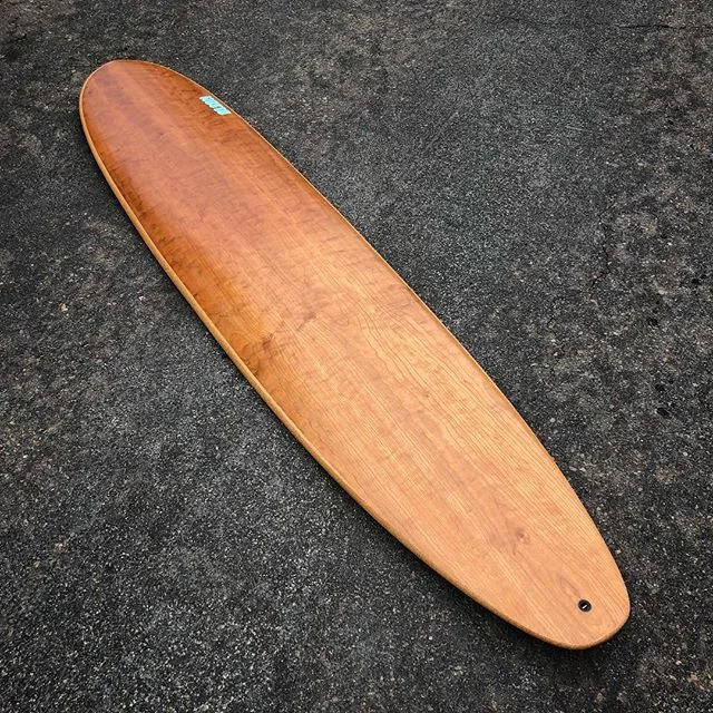 THE SCOTT BOARD
9&rsquo;1&rdquo; x 23&rdquo; x 3&rdquo;
Singlefin 
Cherry, EPS, Balsa and Cork construction
Polyurethane finish
Unglassed 
10lbs even (that&rsquo;s *light*... ~2/3 of what one would expect)
&mdash; &mdash; &mdash;
#WoodenSurfboard
#Cu