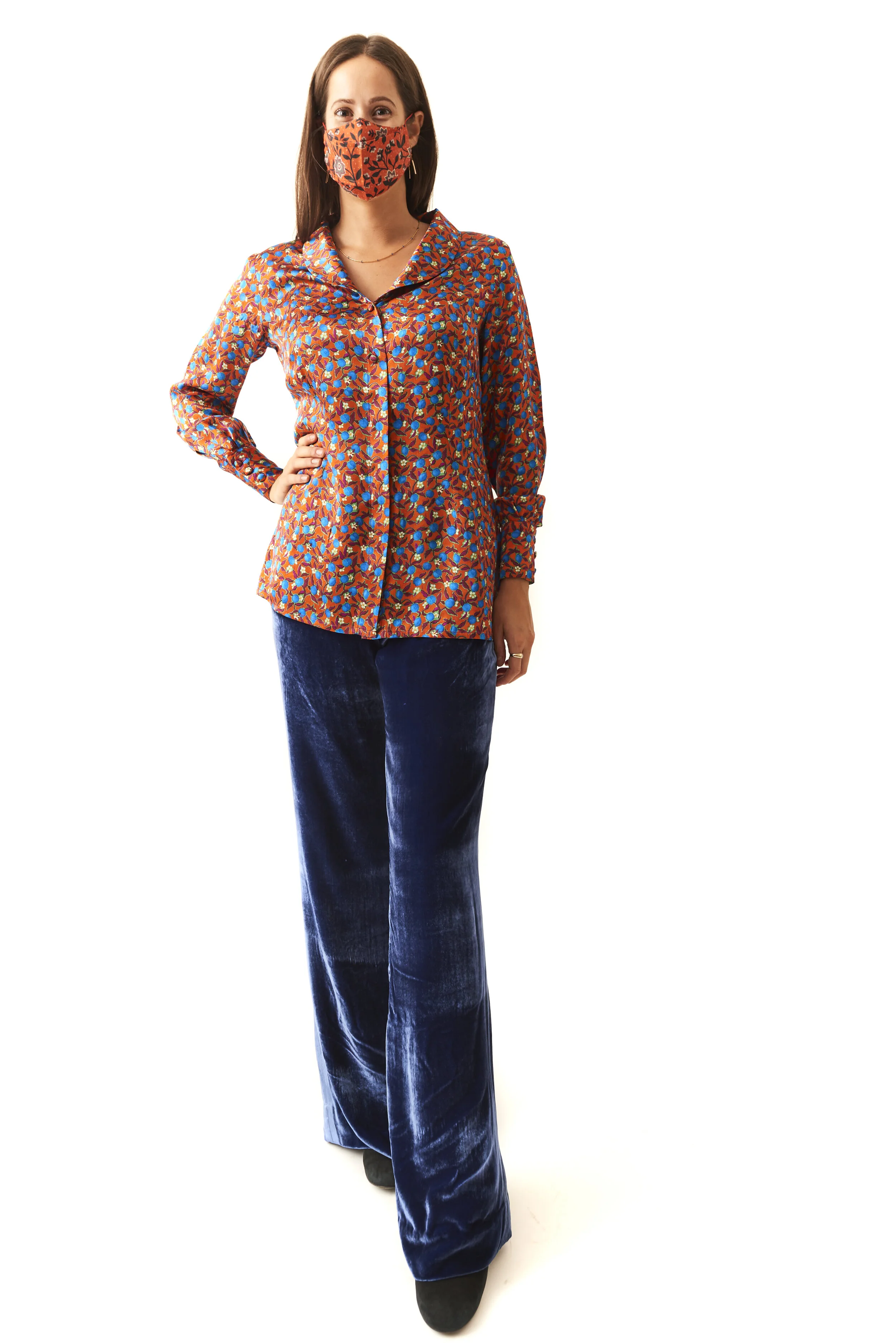 Striped, fringed jacket £650 Cashmere &amp; wool A line skirt £410