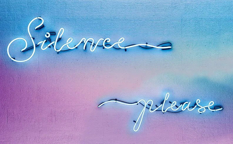 "Silence, Please," Women's Health