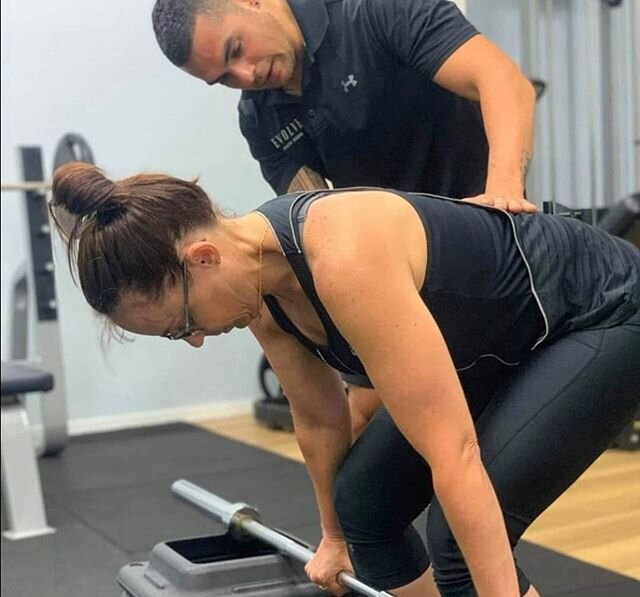 Coach Aris Charalambous is working closely and attentively with his member Jo Nelson to ensure that her training is performed correctly, safely and optimally. &mdash;&mdash;&mdash;&mdash;&mdash;&mdash;&mdash;&mdash;&mdash;&mdash;&mdash;&mdash;&mdash;