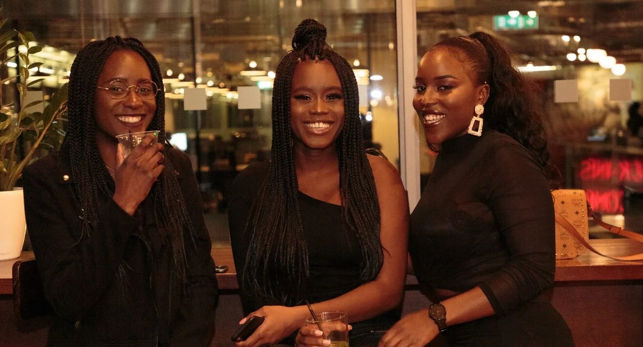 Three beautiful ladies connecting at the first CURL Ambassador Event, (C) Philipp Primus